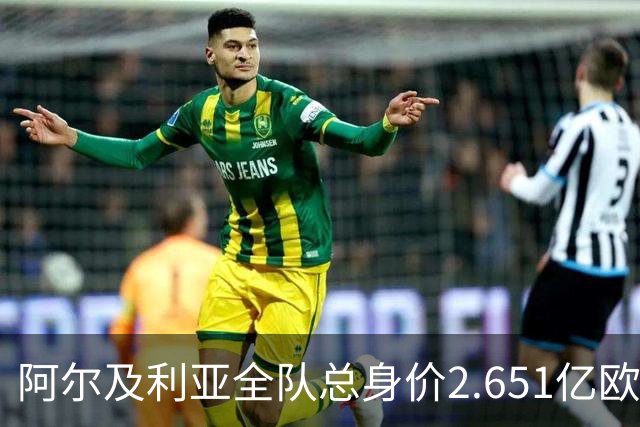 阿尔及利亚全队总身价2.651亿欧，26名球员中马扎的4500万欧最高